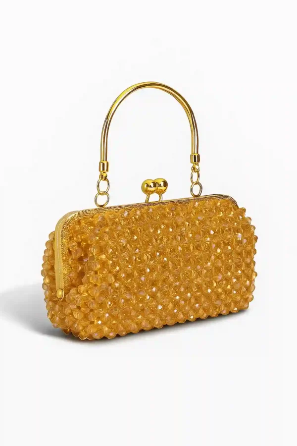Golden Crystal Clutch 2