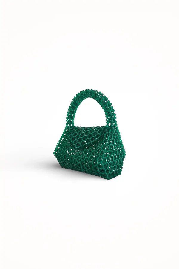Luxury Green Crystal Purse for Events